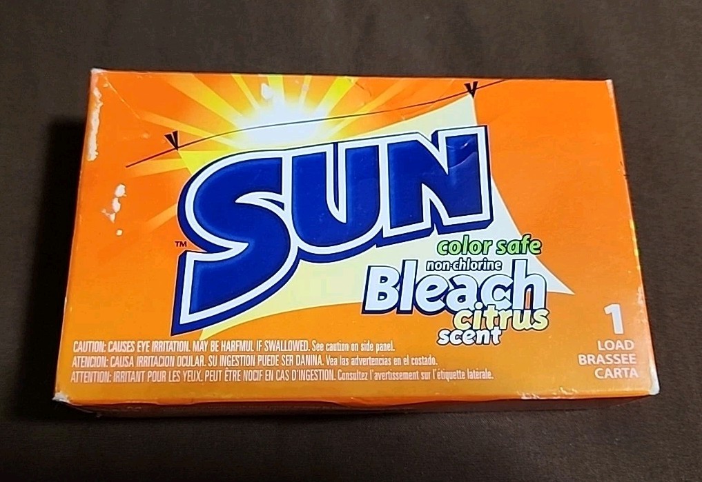 SUN 2799697 (1) Load Color Safe Powder Bleach Vend Pack – Citrus New