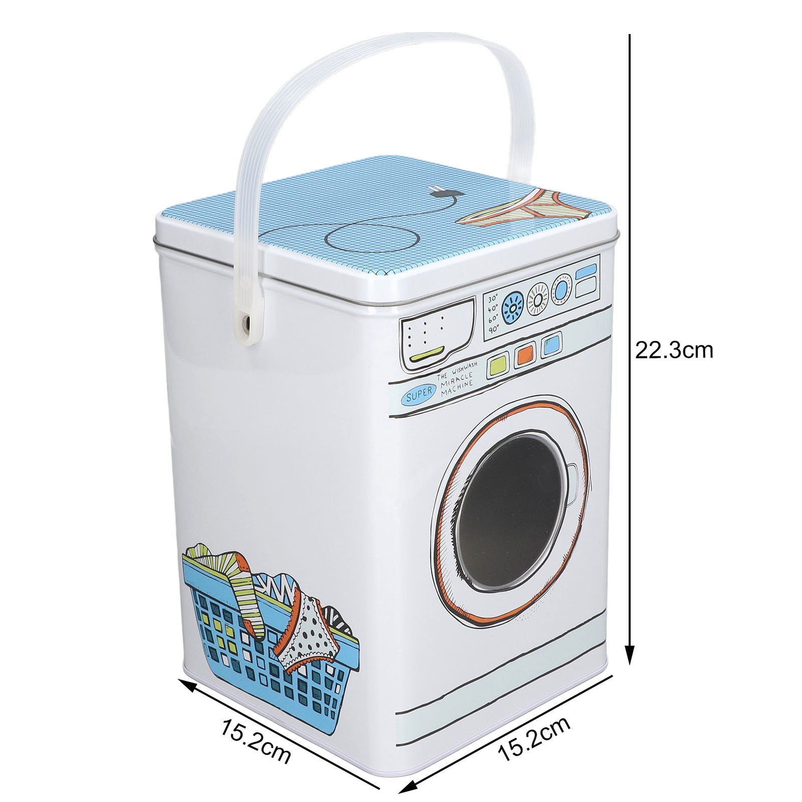 Functional Storage Box For Detergent And More In Iron Material Easy To Use