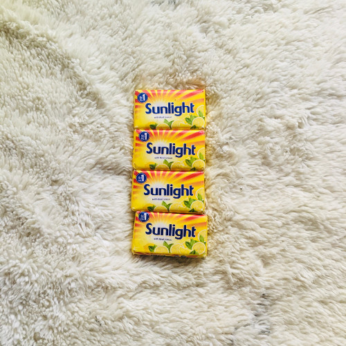 Sunlight Detergent Lemon Fresh Scented Cloth Washing Laundry Soap Bar NEW