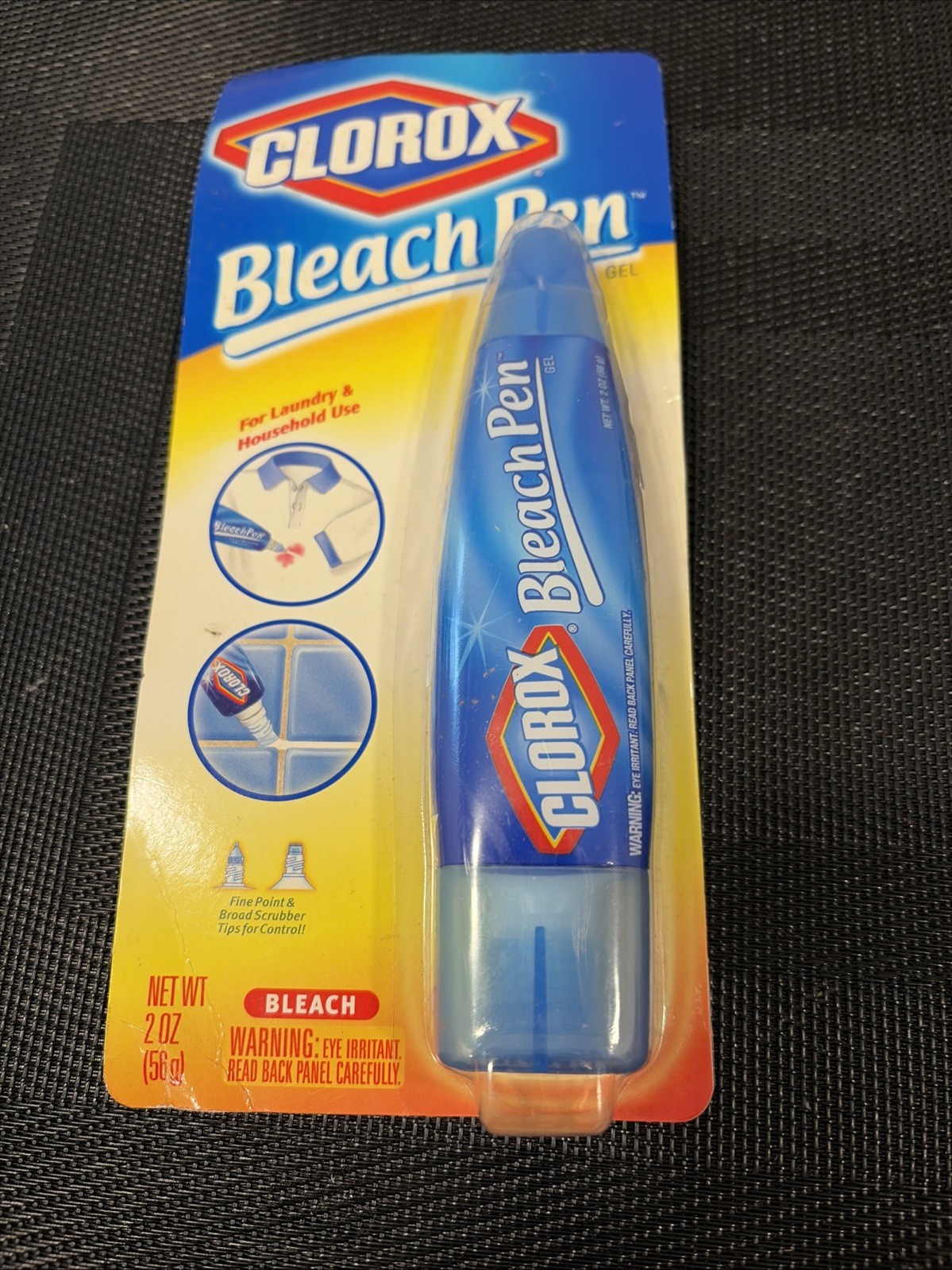 New Original 2002 Clorox Bleach Pen DUAL TIP Zero Splash 2oz NOS Discontinued