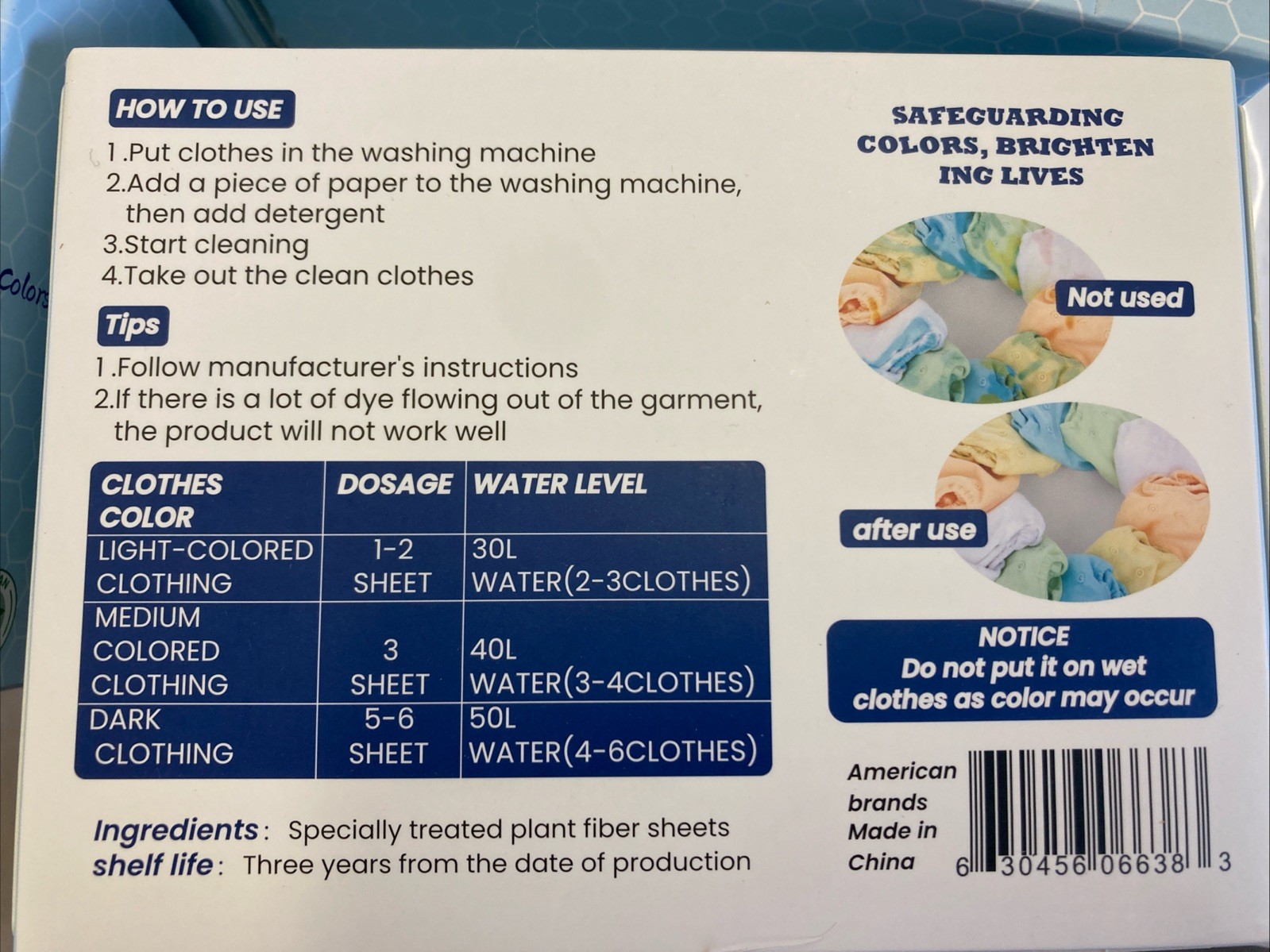 240 Laundry Color Sheets Prevents Stains Antibacterial Mite Resistant Plant Fib