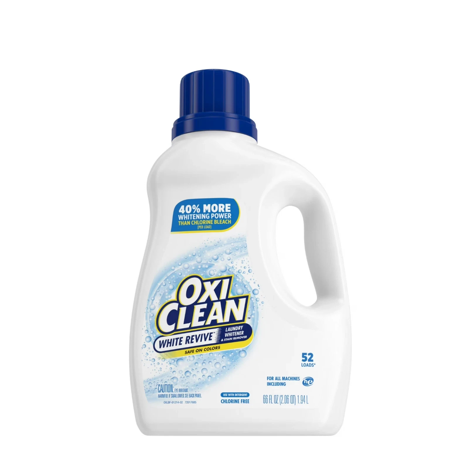OxiClean White Revive Laundry Whitener and Laundry Stain Remover Liquid, 66 fl o