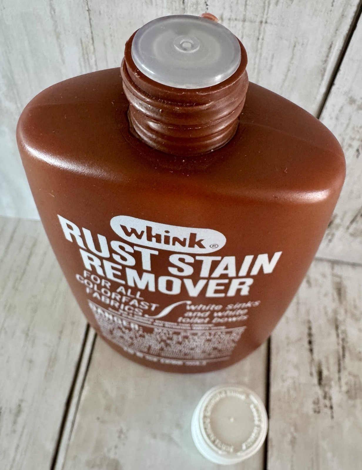 Vintage Whink Rust Stain Remover 1987 Bottle 10 fl oz ~ 65% Full