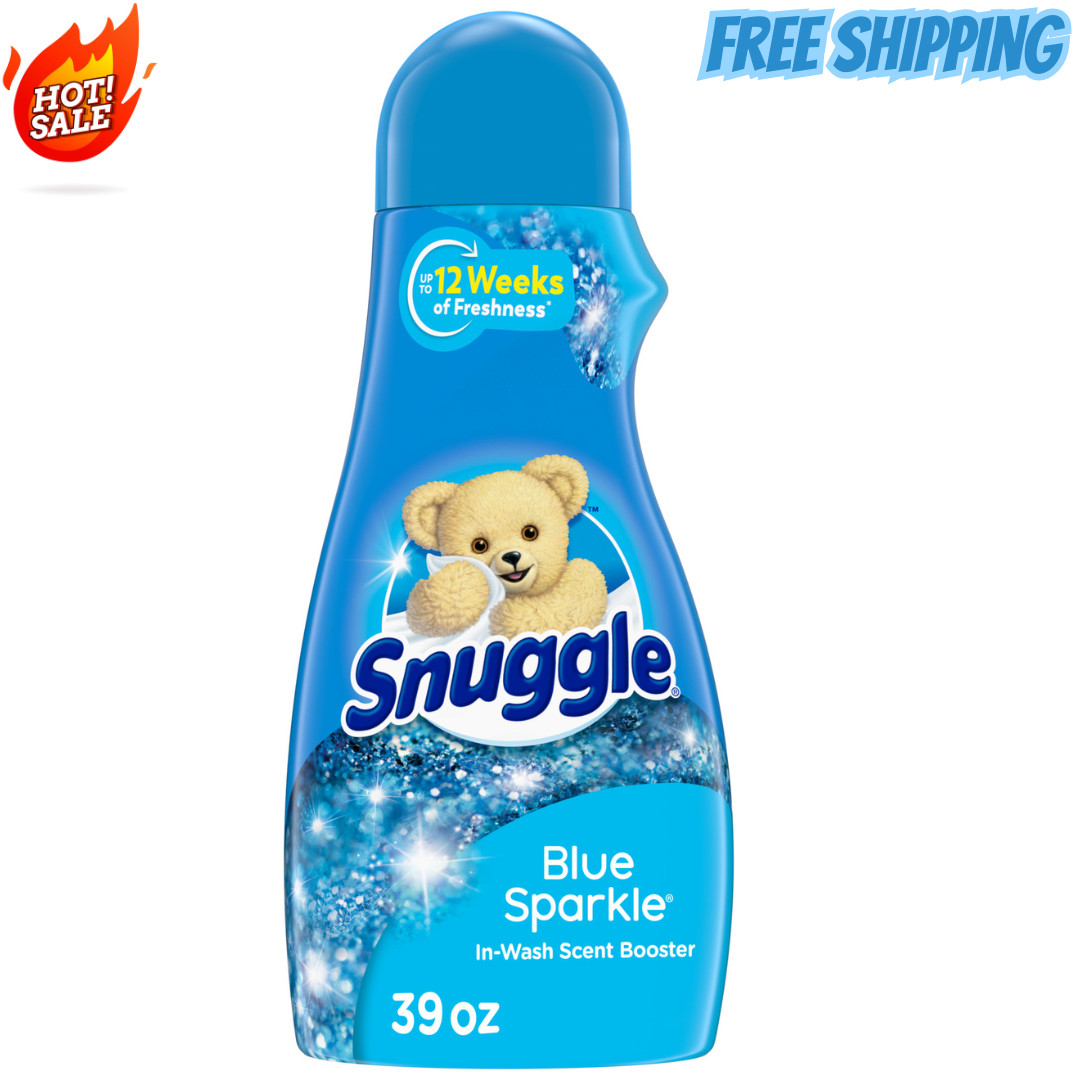 Snuggle in Wash Scent Booster Blue Sparkle 39 Ounce, FREE SHIPPING.