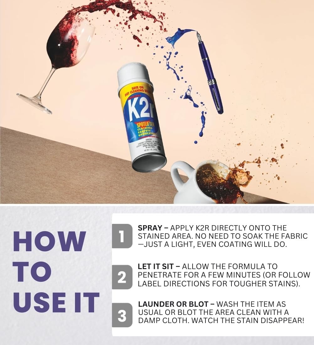 K2r No Scent Spot Treatment Stain Remover 10 oz Spray One Size