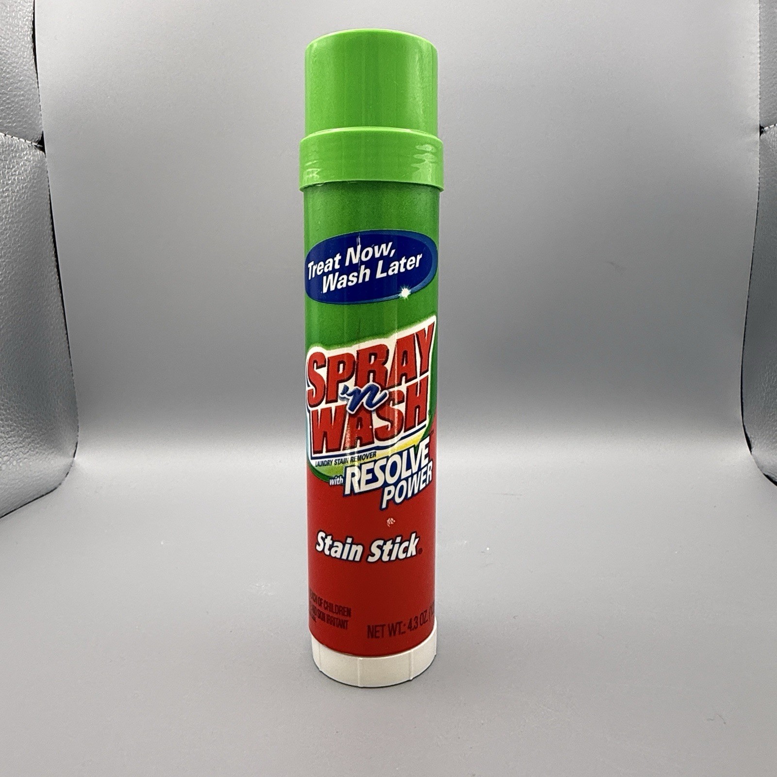 Vtg Spray ‘n Wash Laundry Stain Stick Remover 4.3 oz Stick Approx 50%