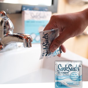 SinkSuds Laundry Detergent Travel Size Liquid Soap TSA Compliant Safe for All