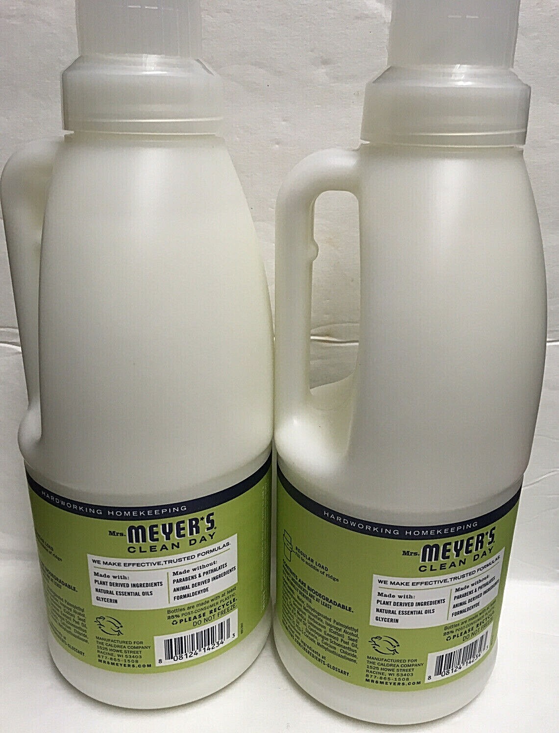 Lot of 2 Mrs Meyer’s clean day Fabric Softener Lemon Verbena Scent – 32 Oz Each