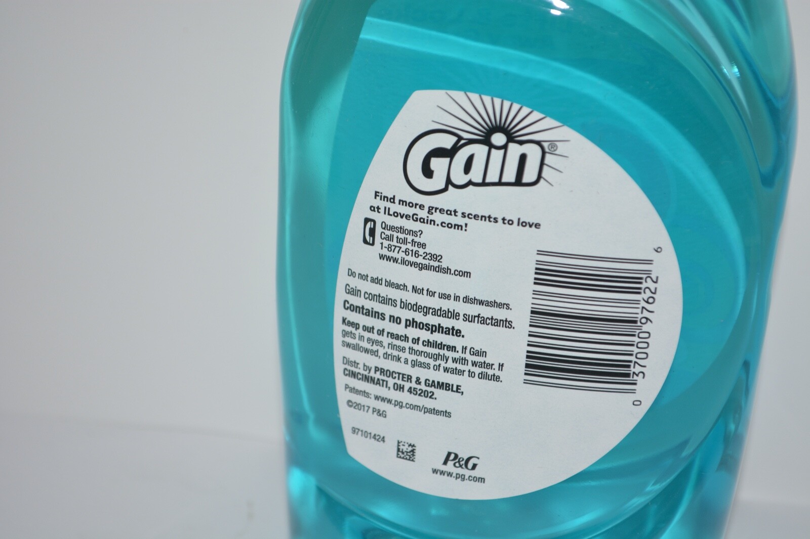 GAIN ULTRA HONEY BERRY HULA SCENT DISHWASHING LIQUID SOAP DISHES WASH 21.6 FL OZ