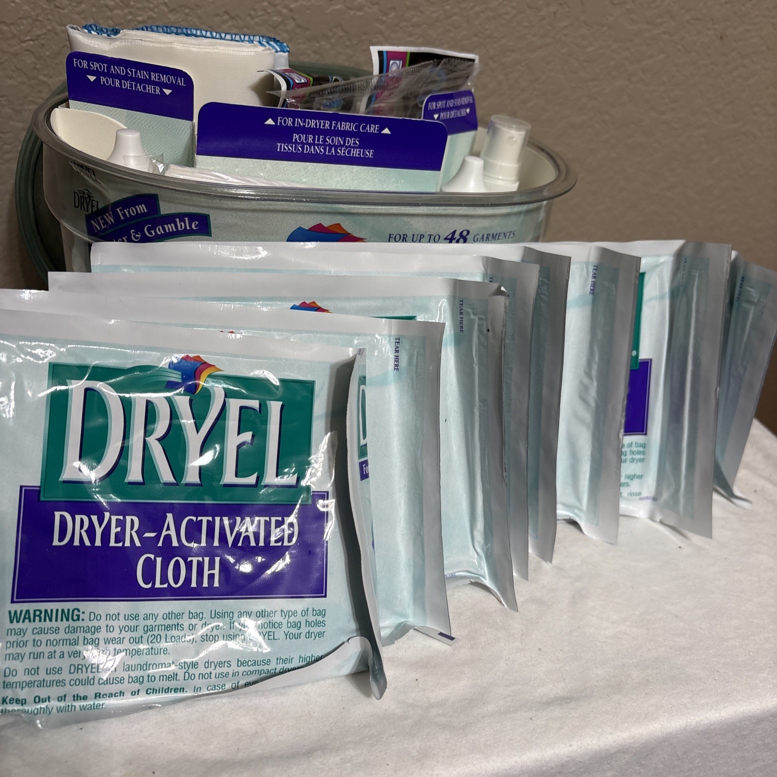 Dryel At Home Dry Cleaner Only Fabric Care in Your Dryer 12 loads 48 Garments