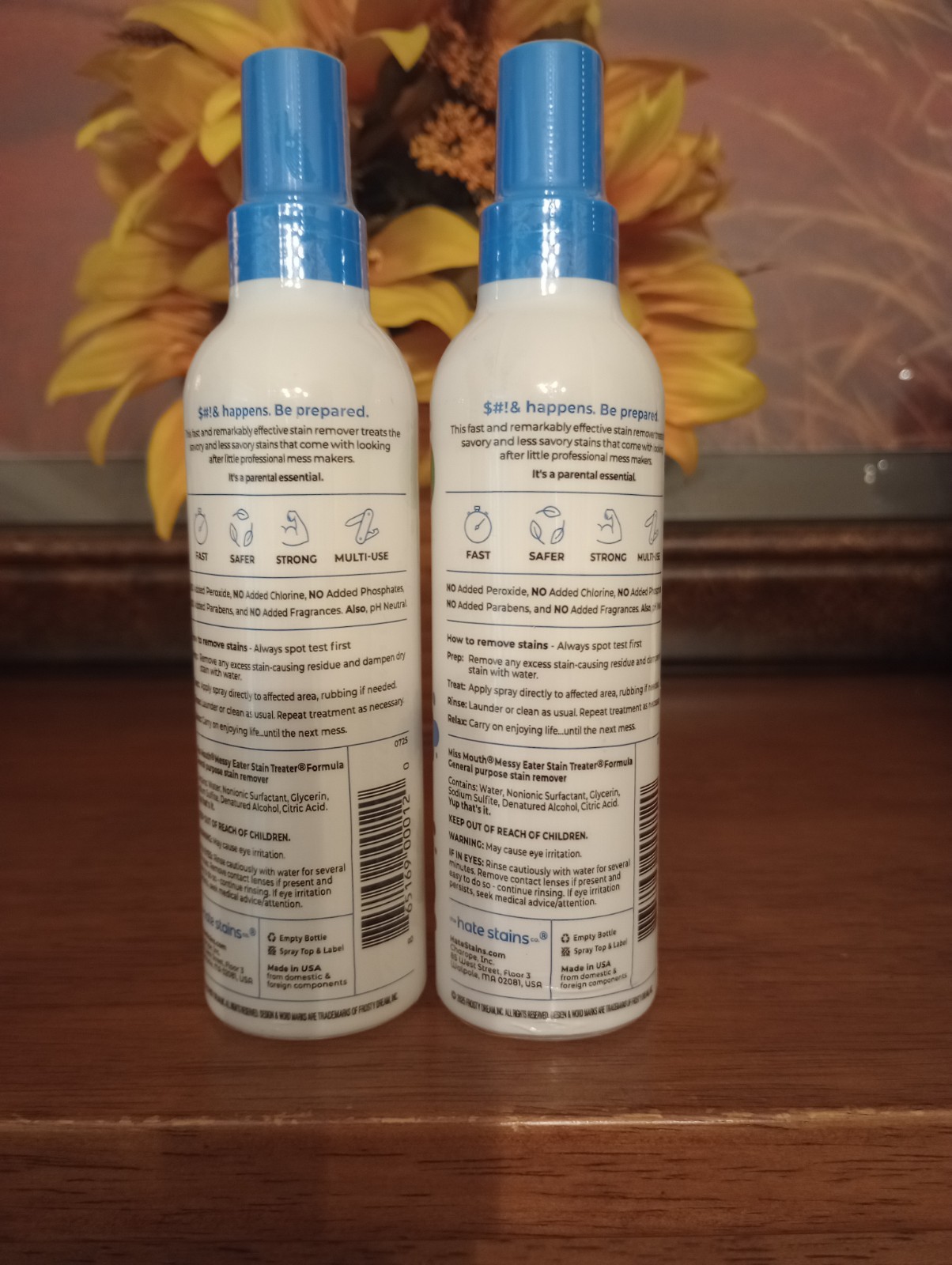 Miss Mouth’s Messy Eater Stain Treater Spray – 4oz 2 Pack 4 Fl Oz (Pack of 2)