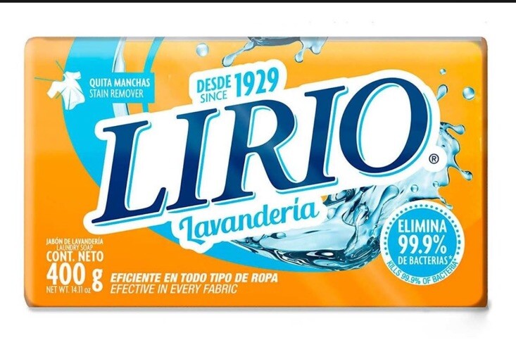 LIRIO Stain Remover Laundry Soap Bars Cleaning Products Jabon Lavanderia (5 Bar)