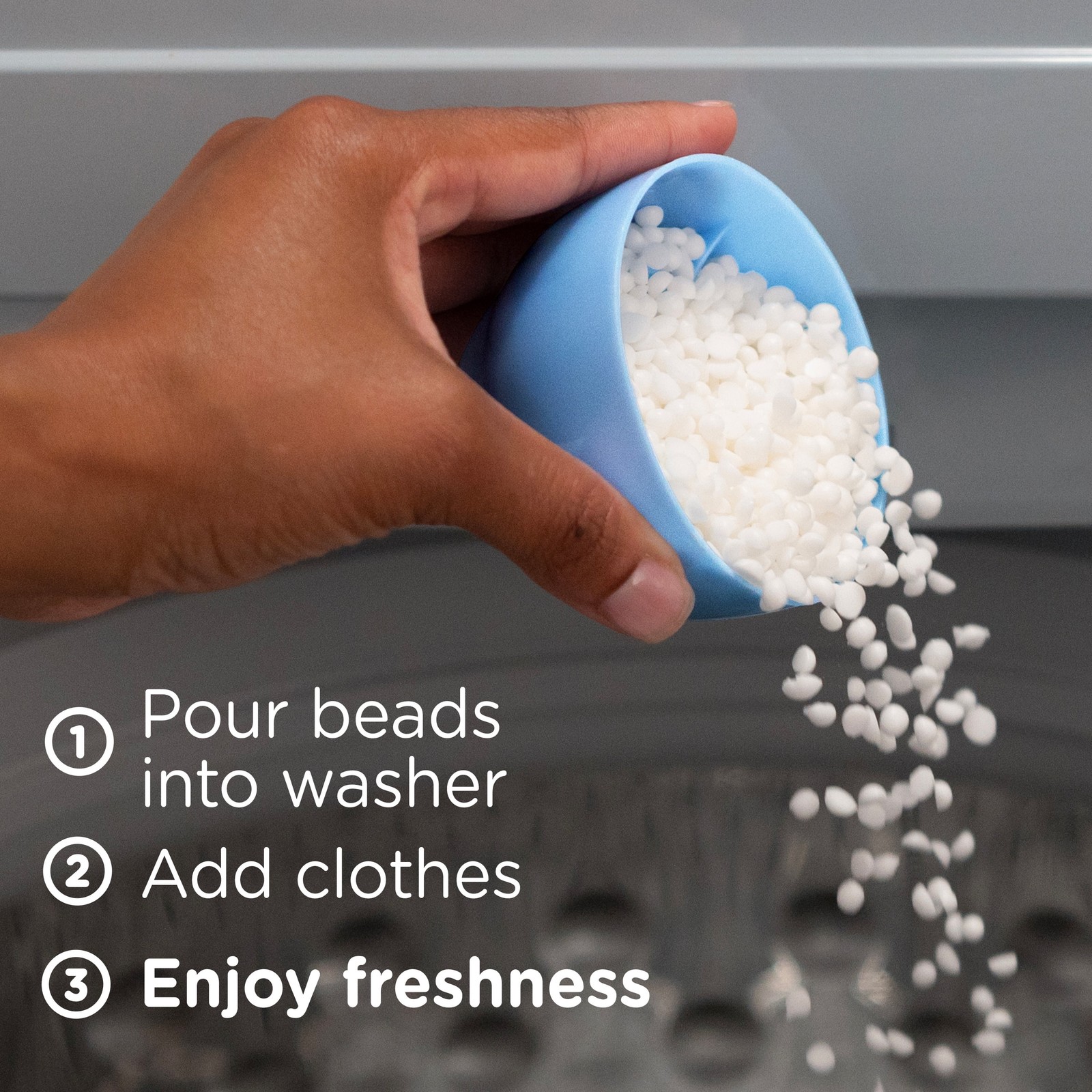 Light In-Wash Scent Booster Laundry Beads, No Heavy Perfumes,12.2oz