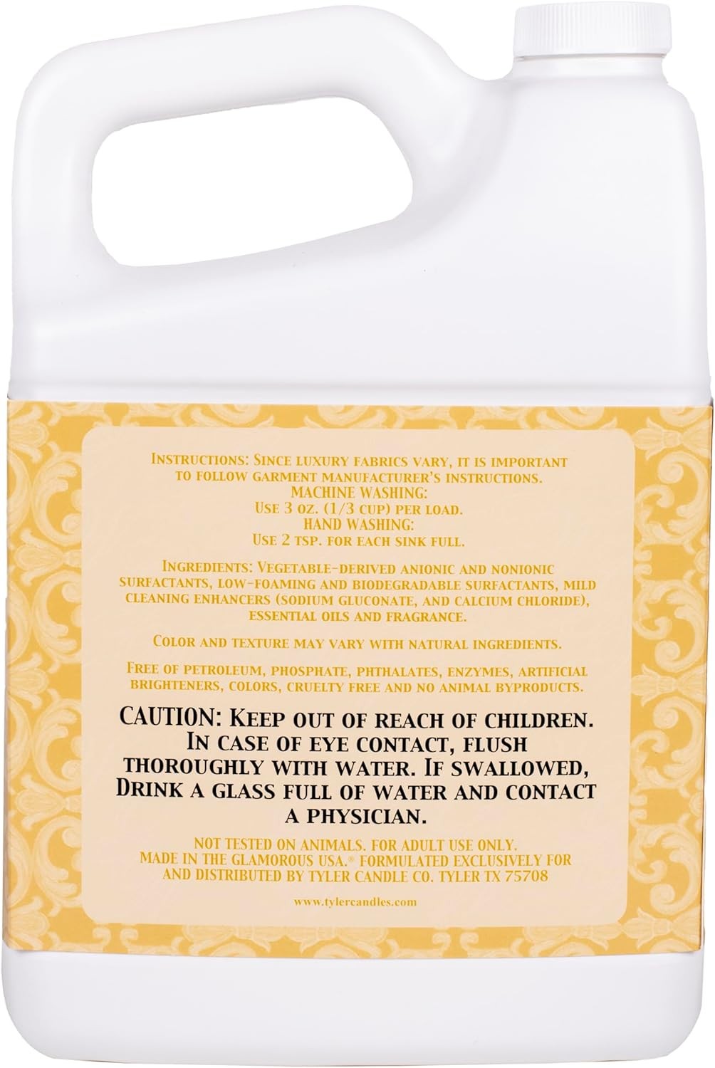 Tyler Candle French Market Half Gallon 1.89 liters Size Laundry Detergent