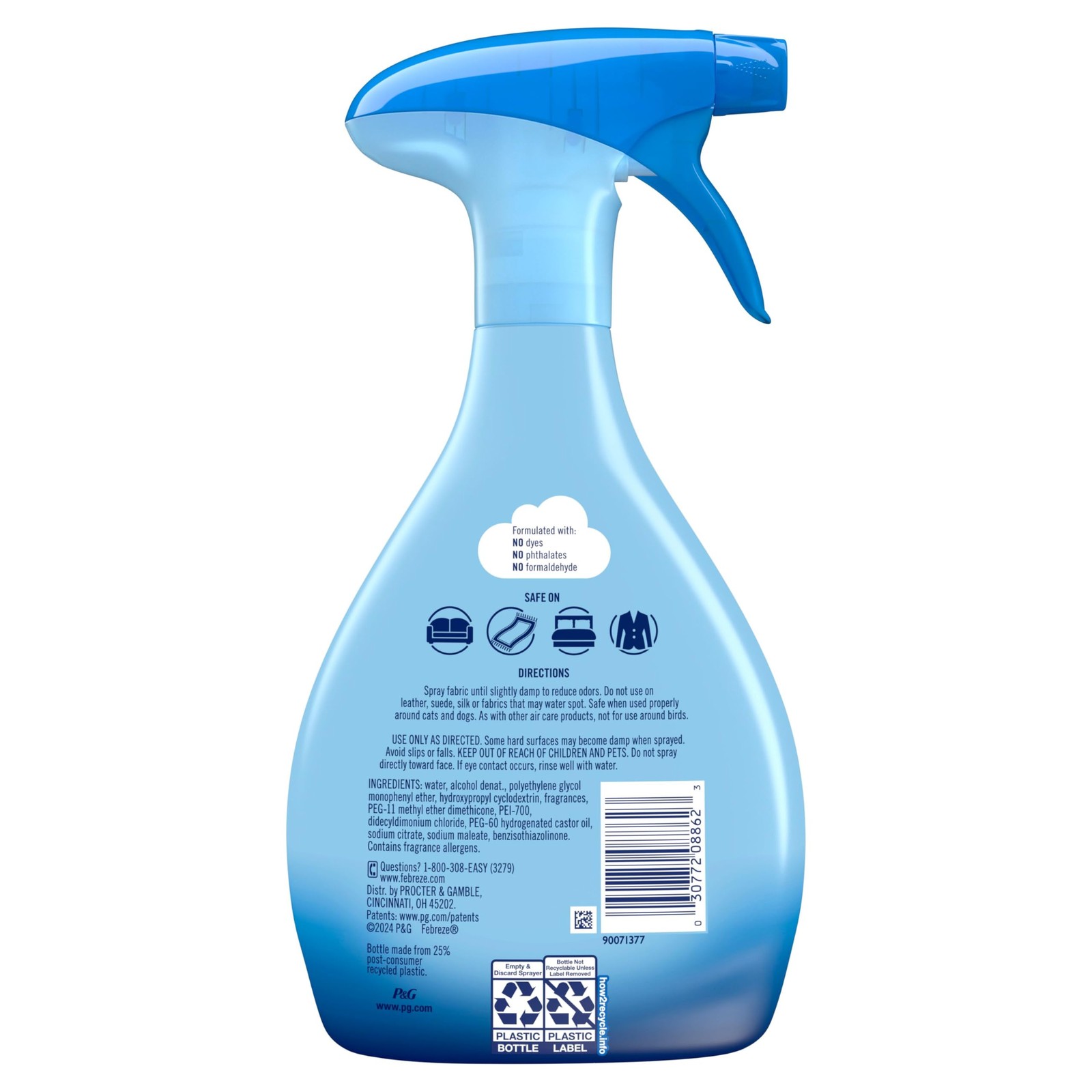 Febreze Fabric Spray Air Freshener, 23.6 Fl Oz (Pack of 1), no color
