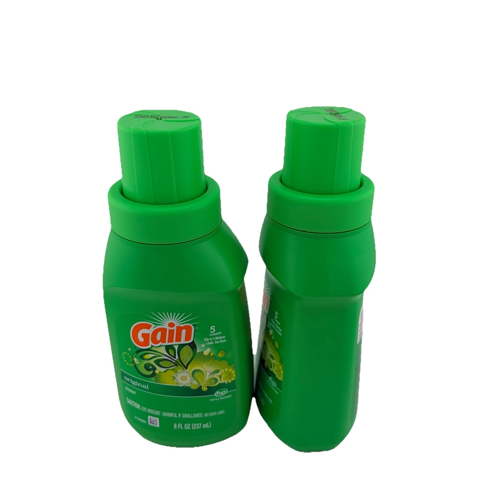 2 Pack Gain Laundry Detergent Liquid, Original, 10 fl oz