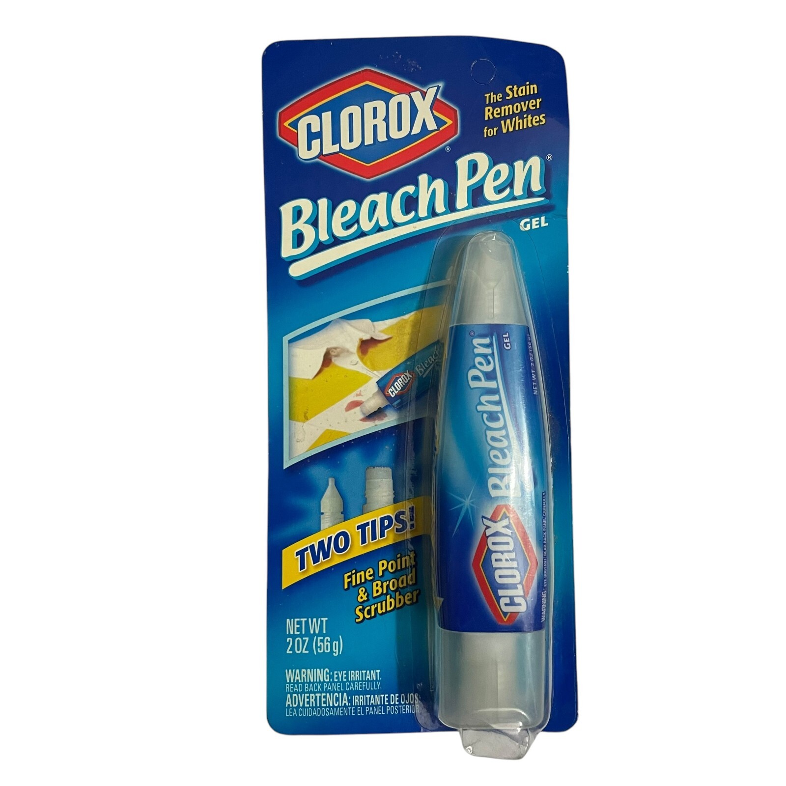 Clorox Bleach Pen Gel for Whites Dual Tipped 2 oz Sealed Discontinued