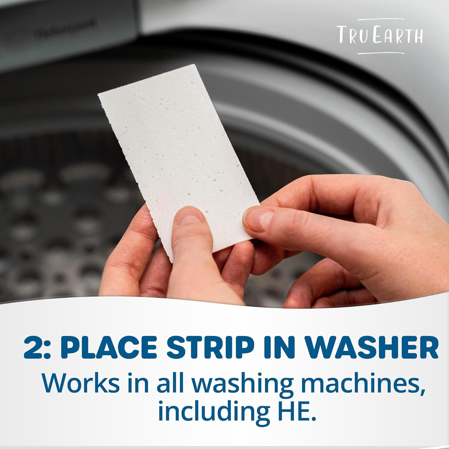 Tru Earth Platinum – Heavy Duty Laundry Detergent Sheets – up to 64 Loads (32 Co