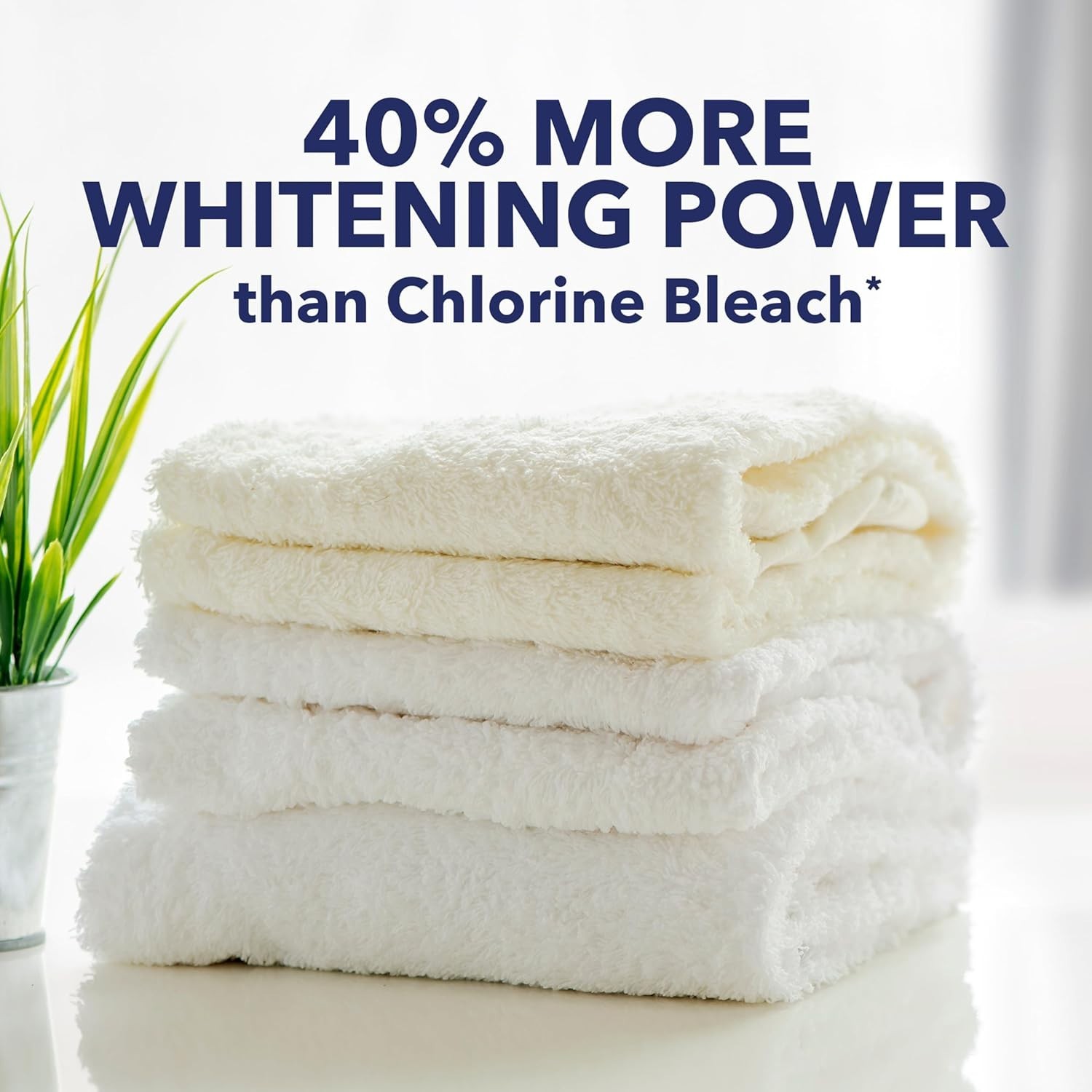 White Revive Laundry Whitener Power Paks – 24 Count Stain Remover & Brightener