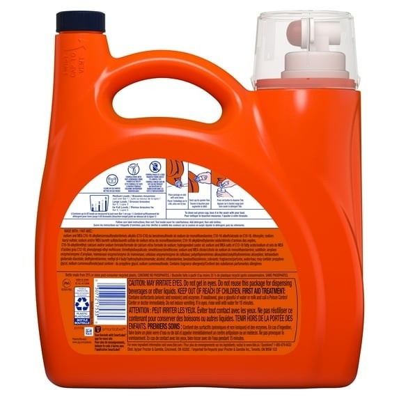 Tide Ultra Hygienic Clean Liquid Laundry Detergent, Original Scent, 117 fl oz, 8