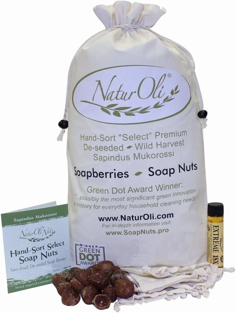 Soap Nuts/Soap Berries – 4-Lbs Organic (960 loads)