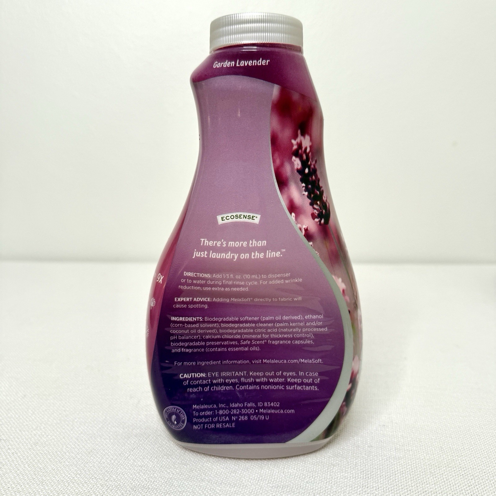 Melaleuca EcoSense Mela Soft 9X Fabric Softener Garden Lavender 32oz 96 Loads