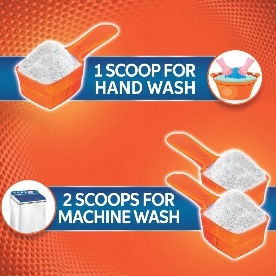 Tide Plus with Double Power Jasmine and Rose Detergent Washing Powder – 1 kg