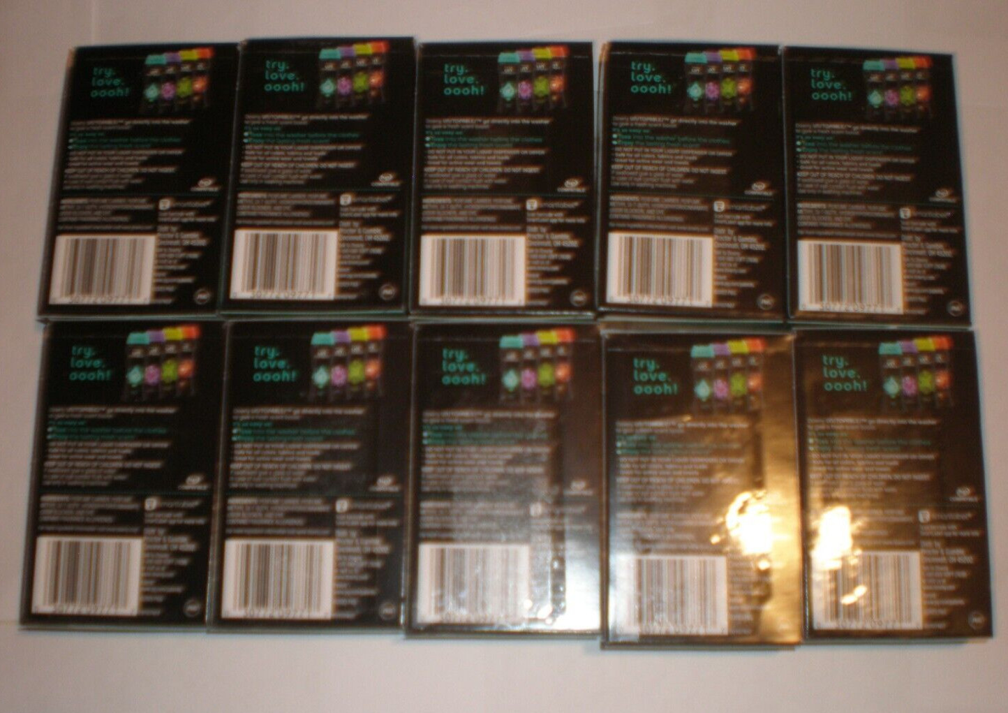 (10) DOWNY UNSTOPABLES ODOR PROTECTION In Wash Scent Booster Beads 1.24 Oz each