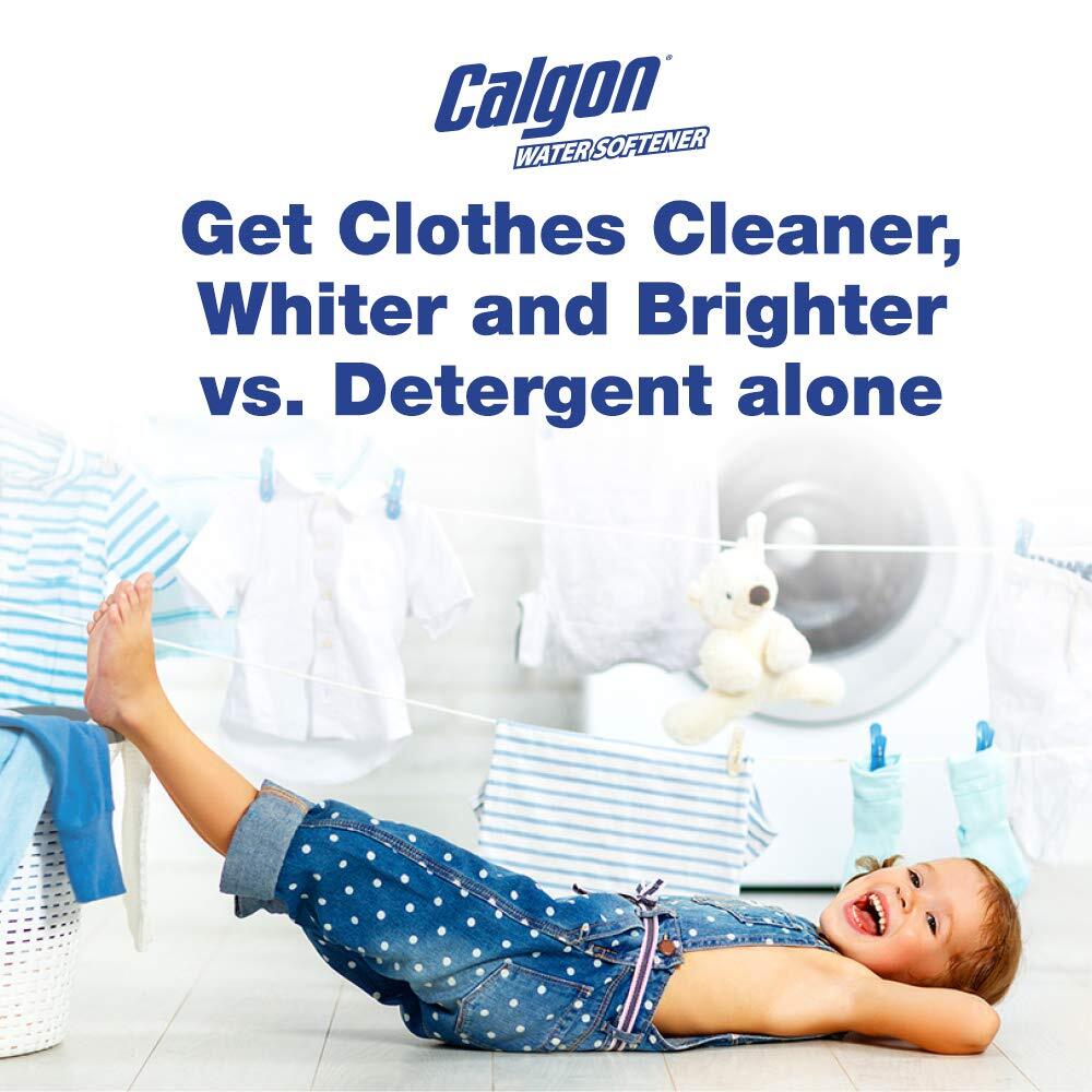 Calgon Water Softener Liquid 32 Fl Oz Pack of 2 Laundry Booster Hard Water Re…