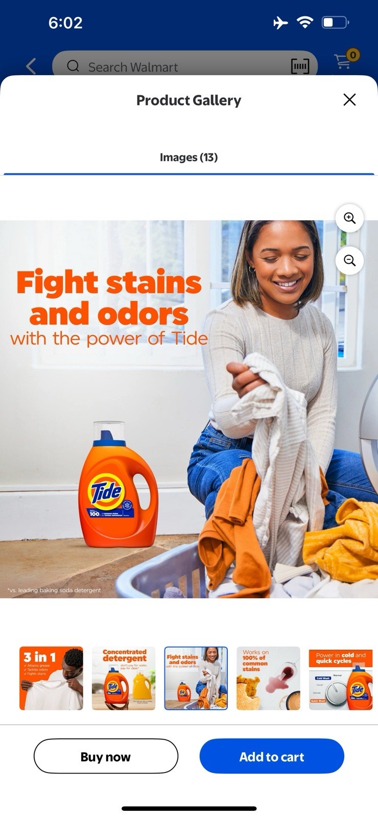 Tide Laundry Detergent Liquid, Original Scent, 132 fl oz, 100 Loads, HE Compatib