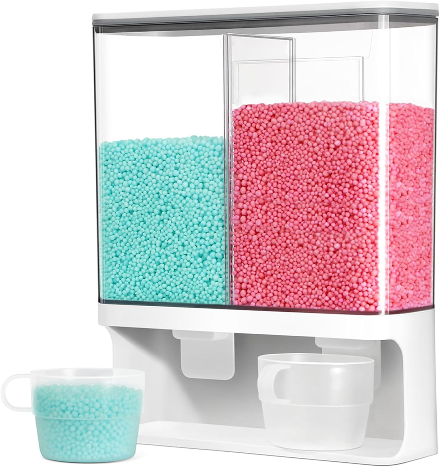 Laundry Detergent Dispenser, Laundry Beads Dispenser, 105 Oz Wall-Mounted Scent
