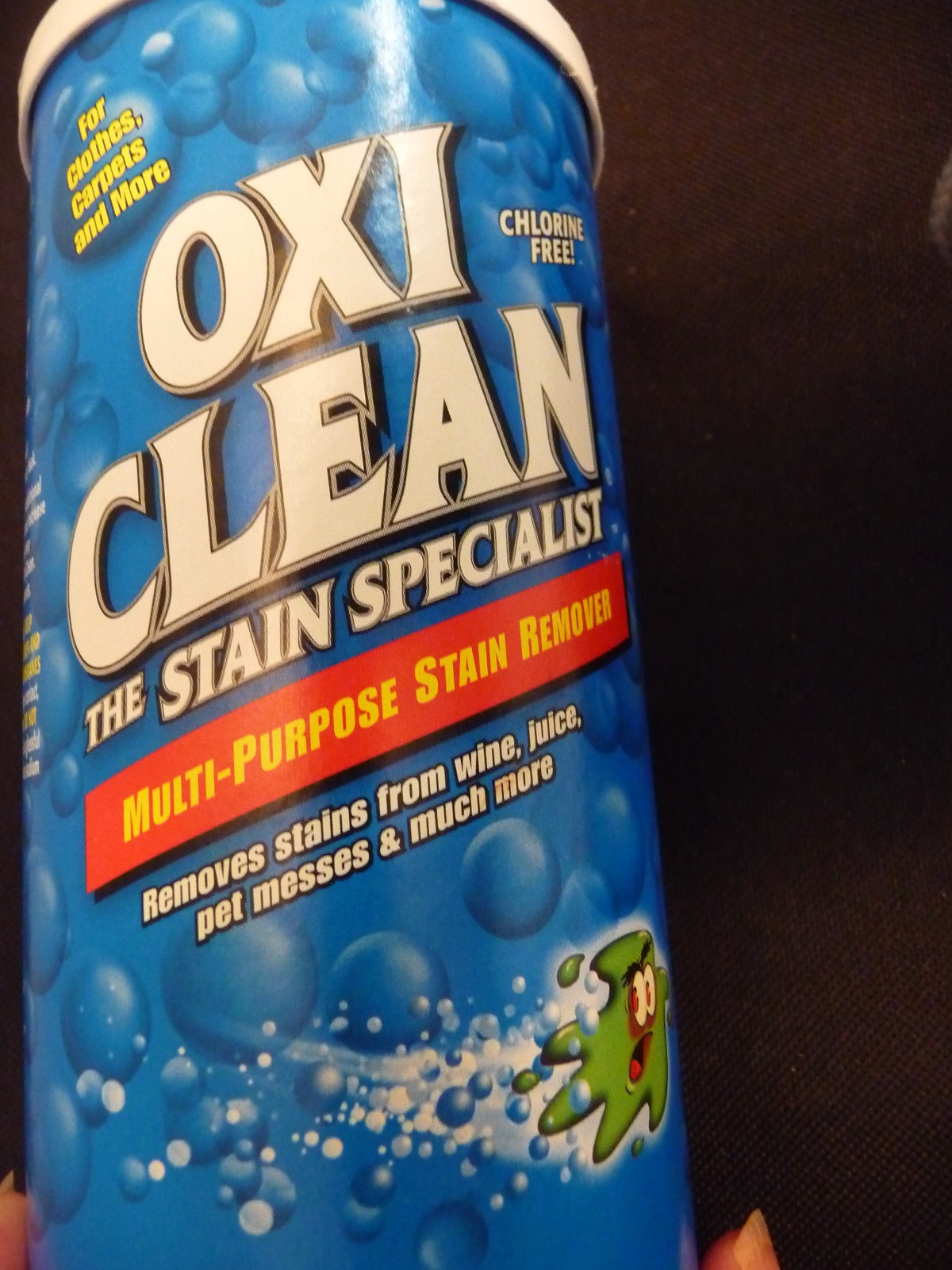 OXICLEAN Stain Remover Powder Orange Glo 24 Oz VTG NEW Sealed Old Stock Blue Can