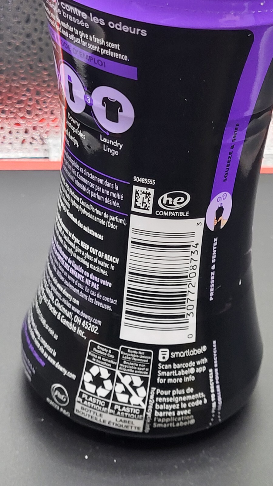 Downy Unstopables Laundry Scent Booster Beads, Lush Somptueux Scent, 5 oz 1V