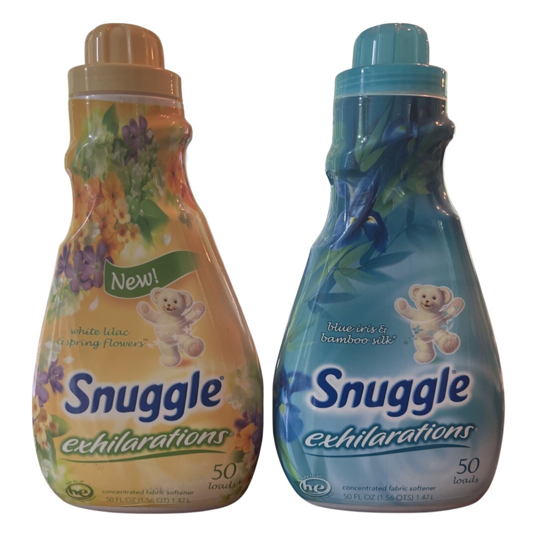 Snuggle 50 Oz Exhilarations Blue Iris Ocean Breeze White Lilac Spring Flowers