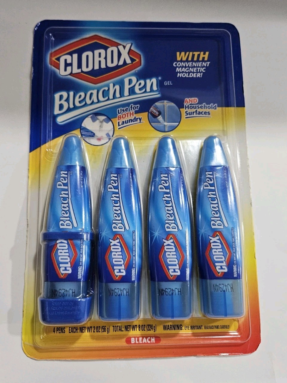 Clorox Bleach Pen Gel Pack of 4 Dual Tips (2 oz each) 2004 Discontinued…