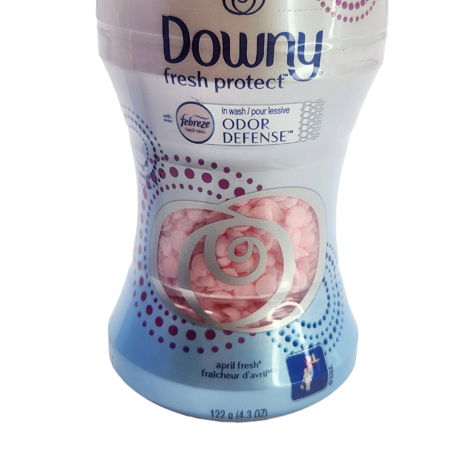 2 Downy Fresh Protect In Wash Beads April Fresh with Febreze Odor Defense 4.3 oz
