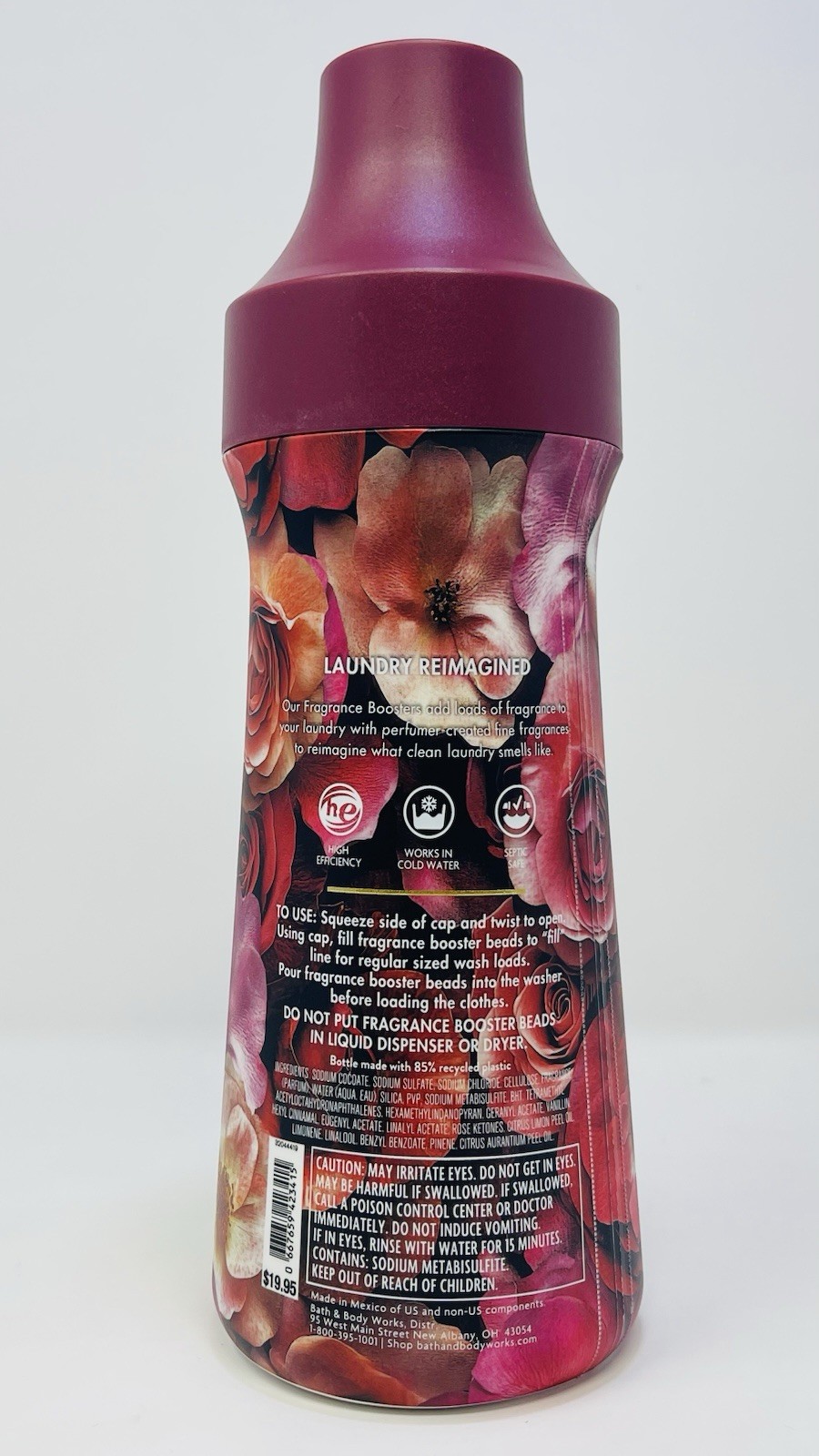 2 BATH & BODY WORKS FABRIC CARE FRAGRANCE BOOSTER Covered In Roses 18 OZ NEW