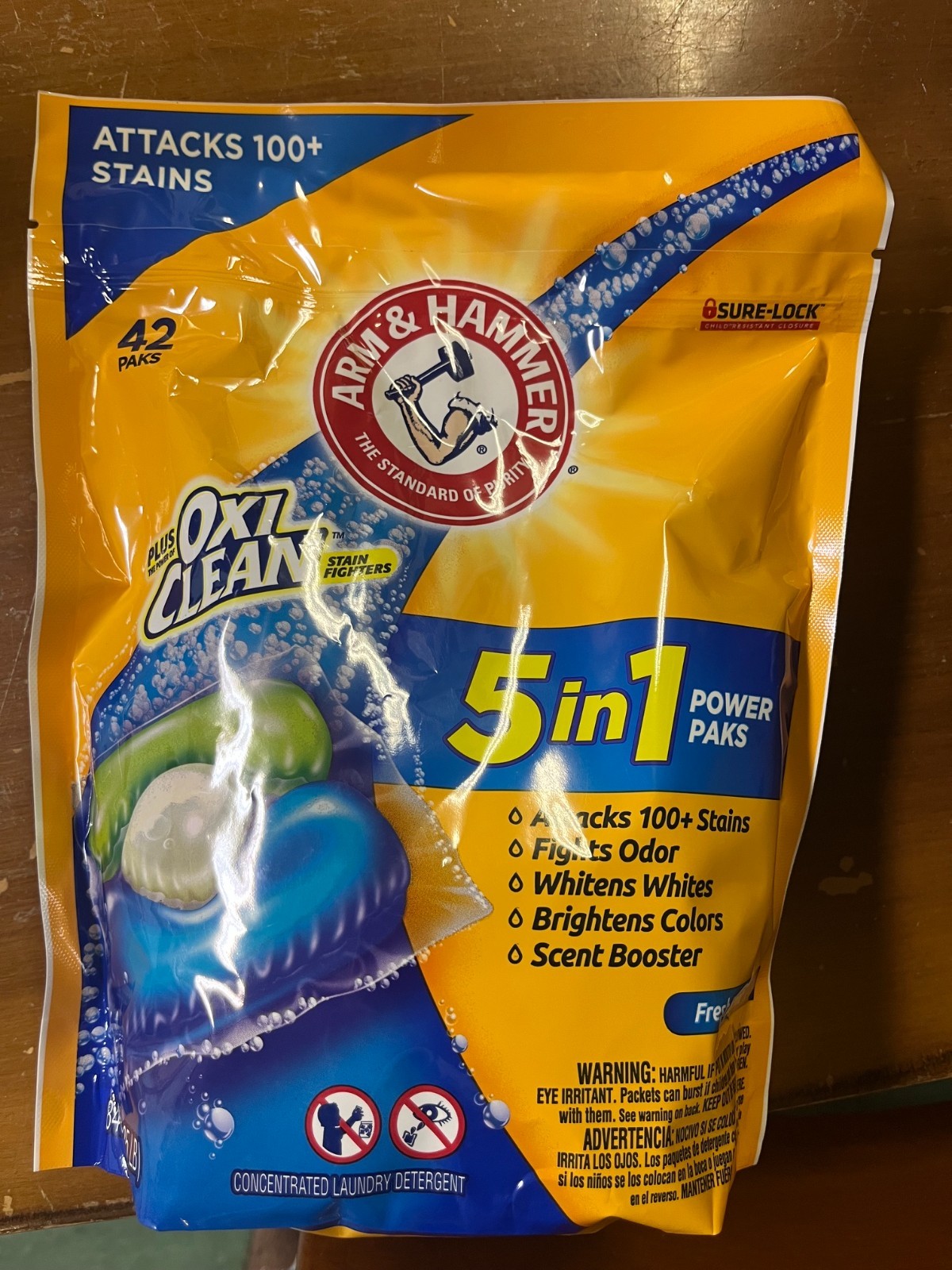 Oxi-Clean laundry detergent pod packs