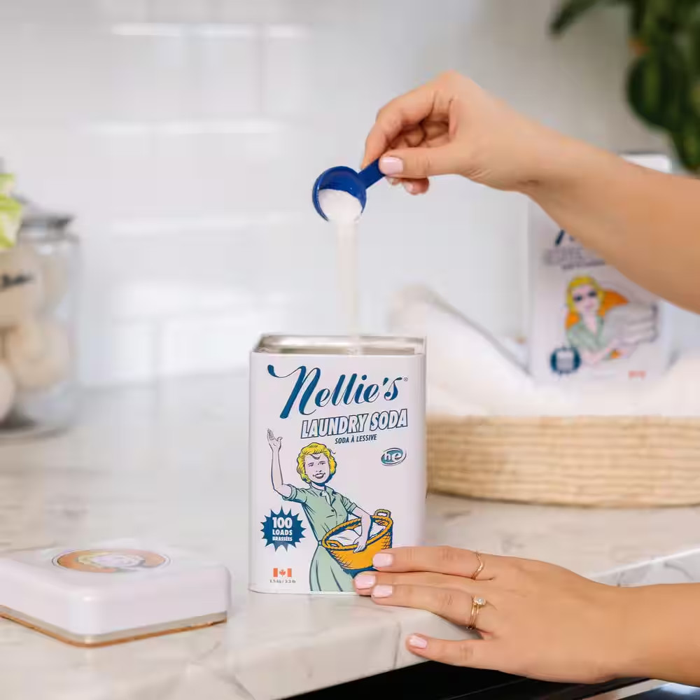 Nellie’s Laundry Soda – Concentrated Laundry Detergent Powder – 100 Loads