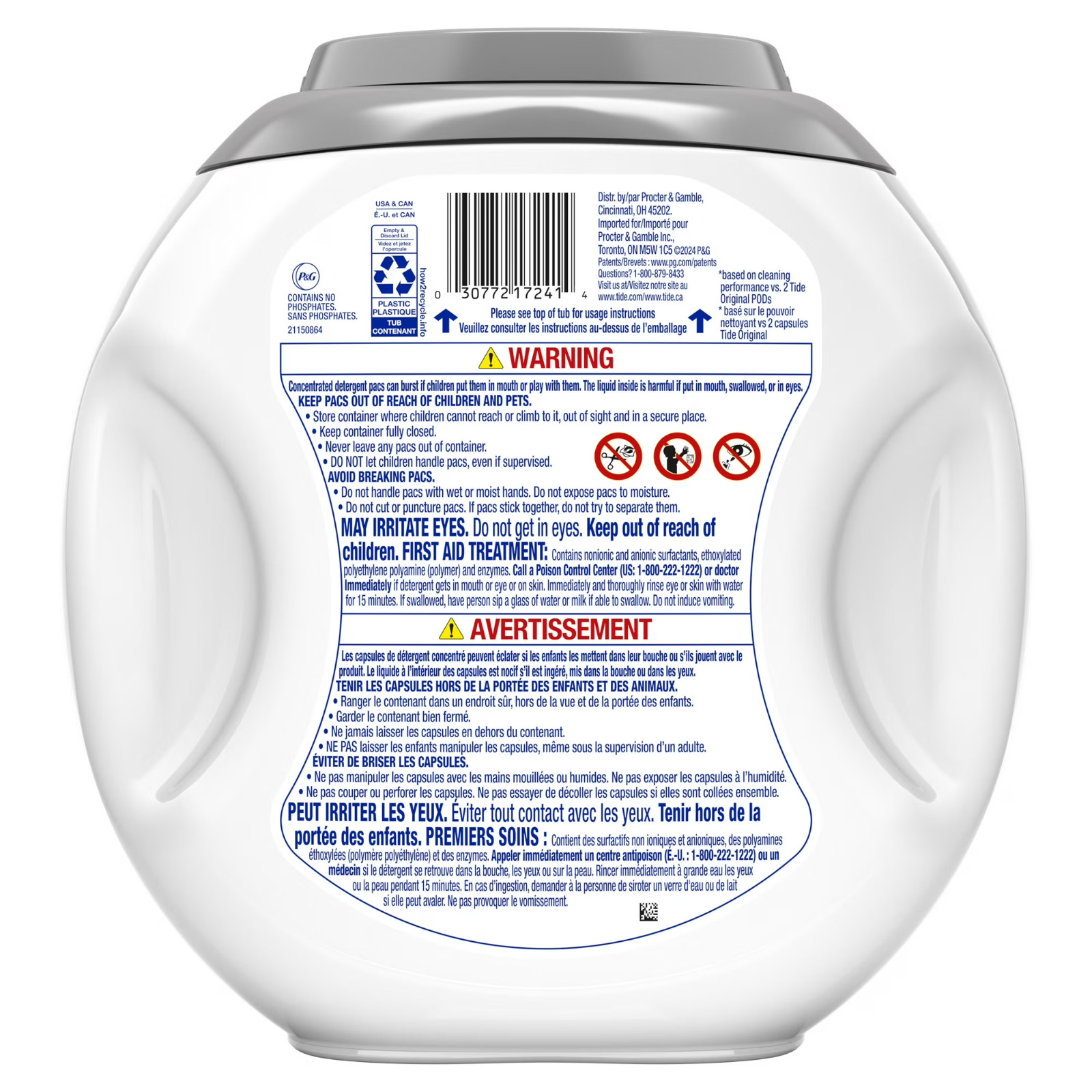 2-Pack Tide Power PODS Free and Gentle Odor Refresh Laundry Detergent, 25 Ct