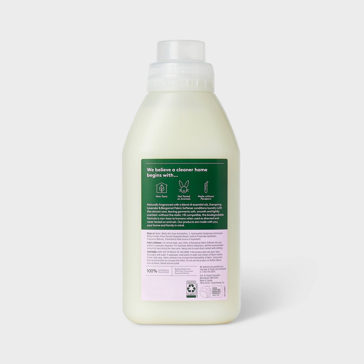 100 fl oz Lavender & Bergamot Laundry Detergents+32floz Fabric Softeners+64Loads