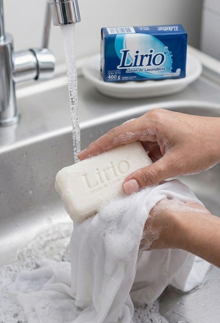 Lirio Jabón De Barra Para Lavar 400g/Lirio Laundry Detergent Soap Bar 14.01 oz⚪