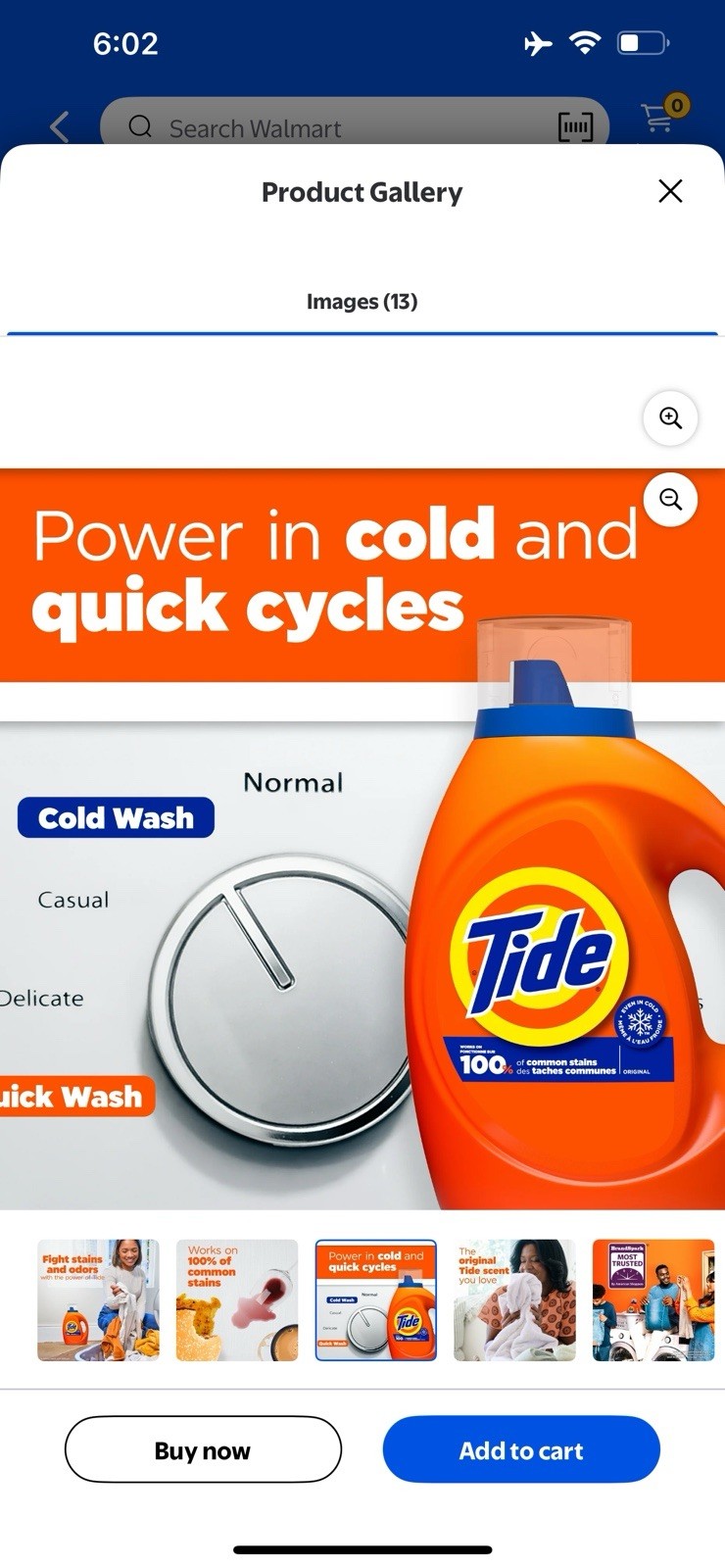 Tide Laundry Detergent Liquid, Original Scent, 132 fl oz, 100 Loads, HE Compatib