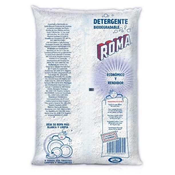 2 BOLSAS DE JABÓN MEXICANO ROMA – ROMA POWDER DETERGENT (2 PACK)