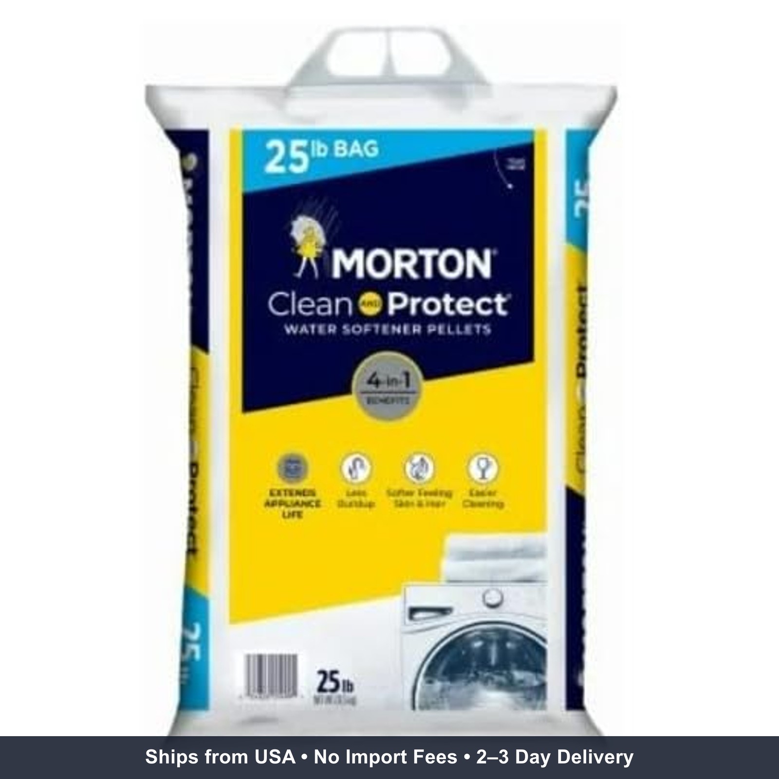 Morton Clean and Protect Water Softener Salt Pellets, 25 LB Bag LuxeLeaf (Pack (