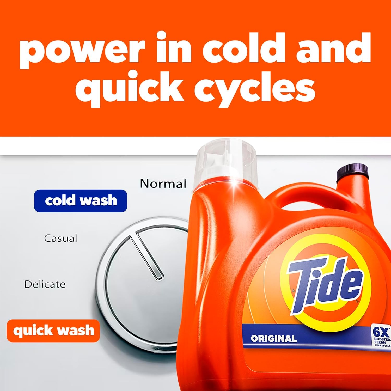 Liquid Laundry Detergent Original Scent 126 Loads 158 fl oz Boosted Clean
