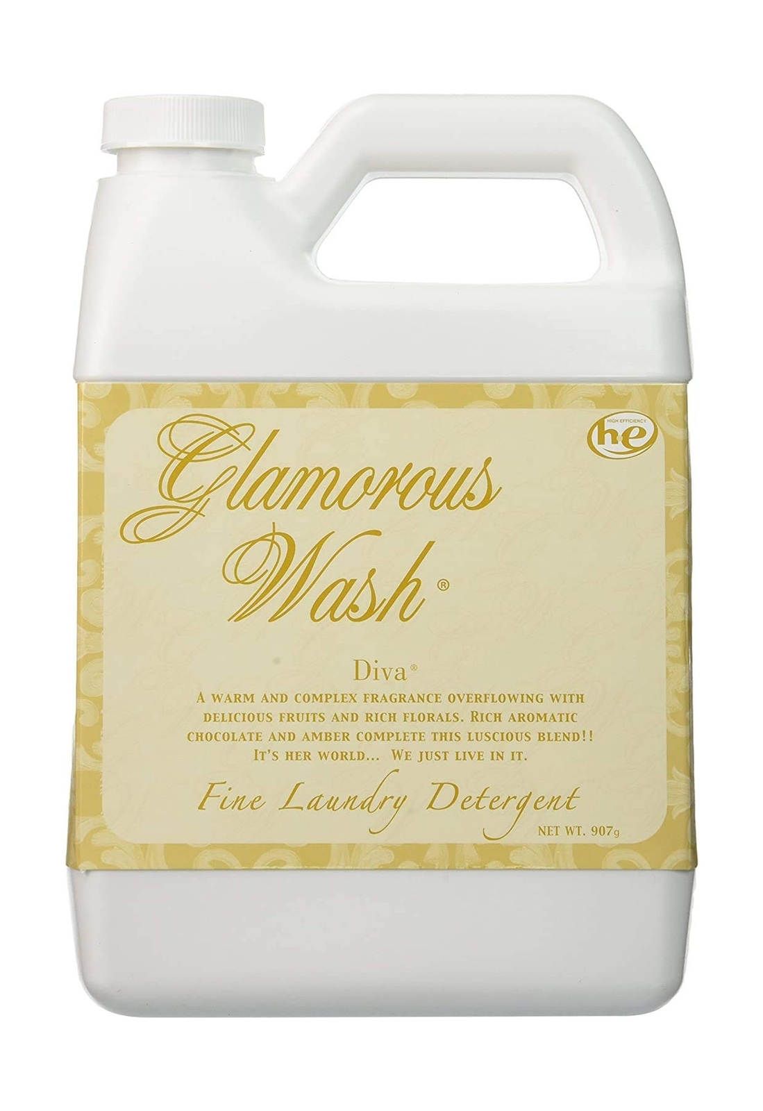 Tyler Glam Wash Laundry Detergent, Diva 907g, Liquid, 32 FL Oz (0.95L) HE Safe