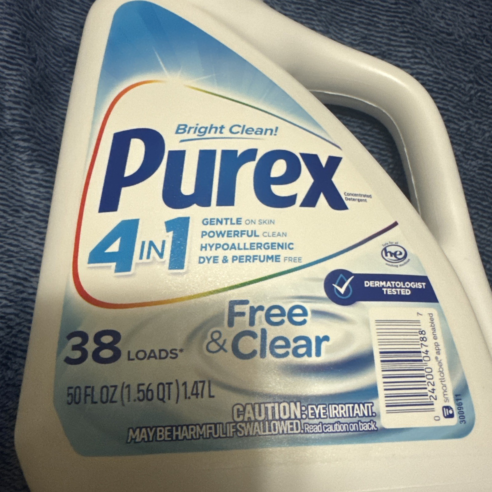 Purex Free & Clear Hypoallergenic Liquid Laundry Detergent 50 fl.oz 38 loads