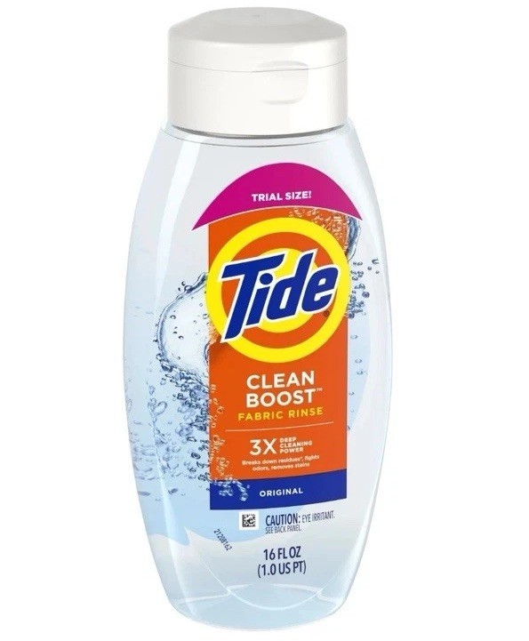 Tide Clean Boost Fabric Softener Rinse, Removes Odors and Residues, Original OP