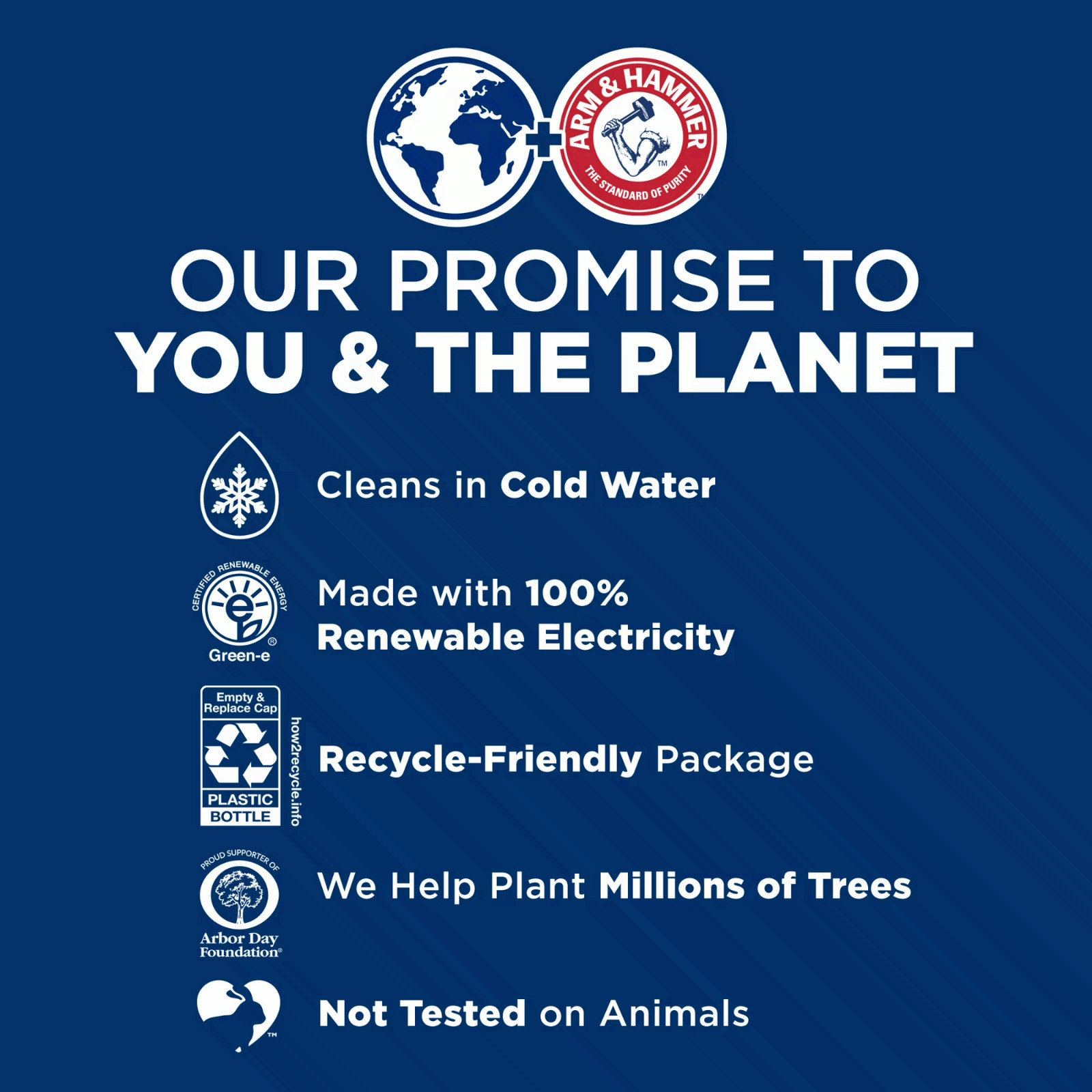 3 pack ARM & HAMMER Laundry Detergent Liquid, Clean Burst 5 Extra Loads 205 fl